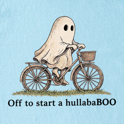 Ghost Riding a Bike Hullababoo Kids Cotton T-Shirt