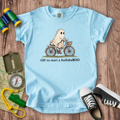 Ghost Riding a Bike Hullababoo Kids Cotton T-Shirt