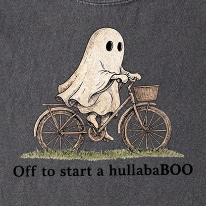 Ghost Riding a Bike Hullababoo Kids Cotton T-Shirt
