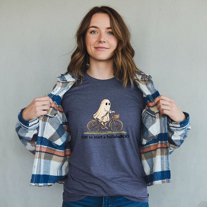 Ghost Riding a Bike Hullababoo T-Shirt