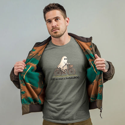 Ghost Riding a Bike Hullababoo T-Shirt