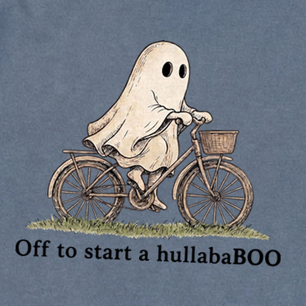 Ghost Riding a Bike Hullababoo Premium Long Sleeve