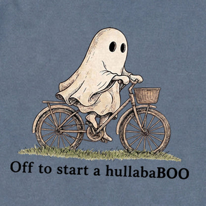 Ghost Riding a Bike Hullababoo Premium Long Sleeve