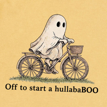 Ghost Riding a Bike Hullababoo Premium Long Sleeve