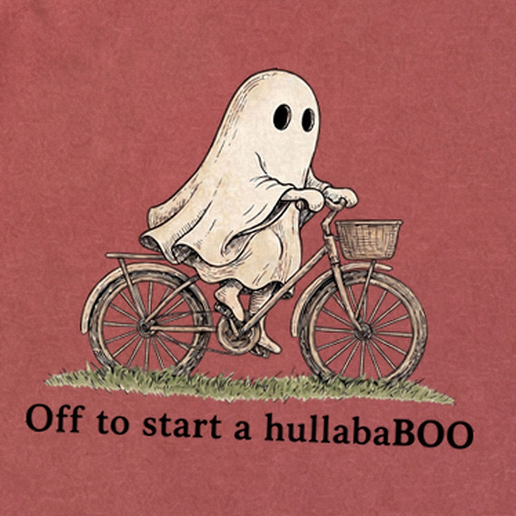 Ghost Riding a Bike Hullababoo Premium Long Sleeve