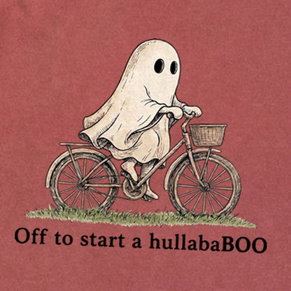 Ghost Riding a Bike Hullababoo Premium Long Sleeve