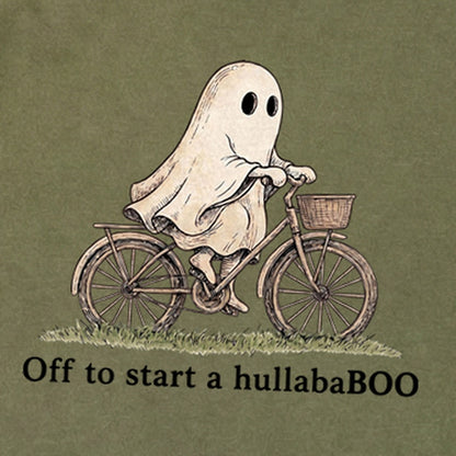 Ghost Riding a Bike Hullababoo Premium Long Sleeve