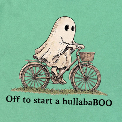 Ghost Riding a Bike Hullababoo Premium Long Sleeve