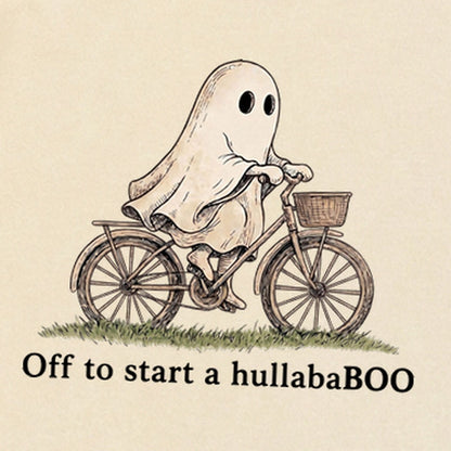 Ghost Riding a Bike Hullababoo Premium Long Sleeve