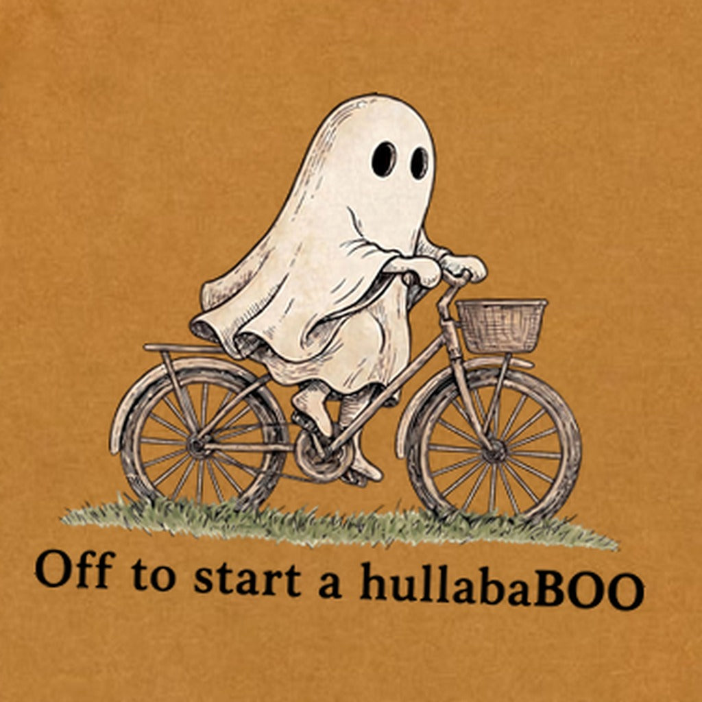 Ghost Riding a Bike Hullababoo Premium Long Sleeve