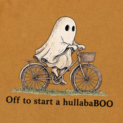 Ghost Riding a Bike Hullababoo Premium Long Sleeve