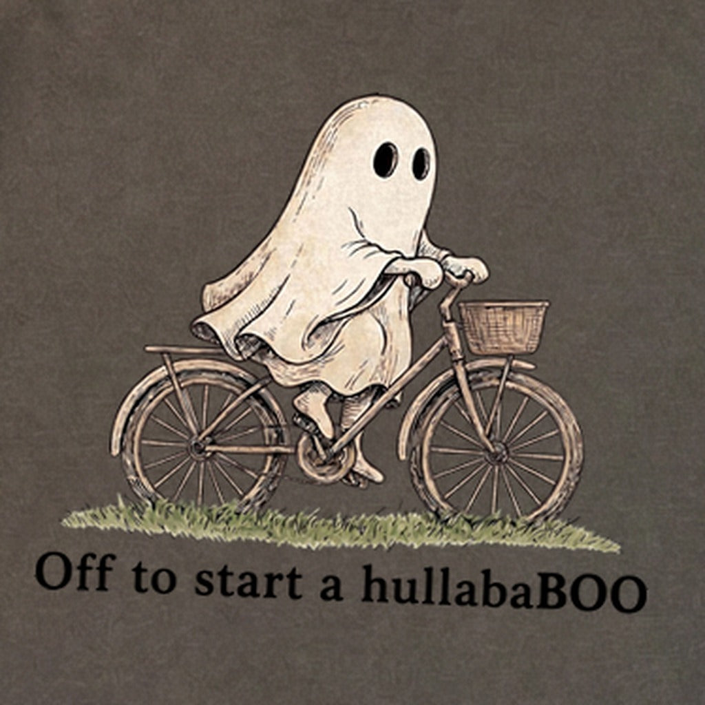 Ghost Riding a Bike Hullababoo Premium Long Sleeve