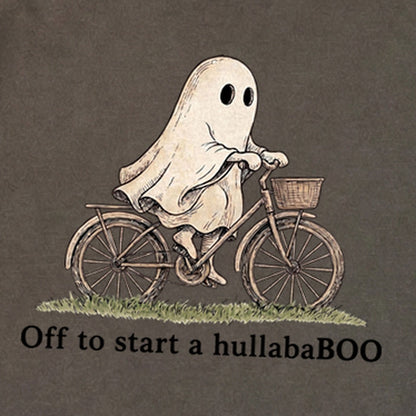 Ghost Riding a Bike Hullababoo Premium Long Sleeve