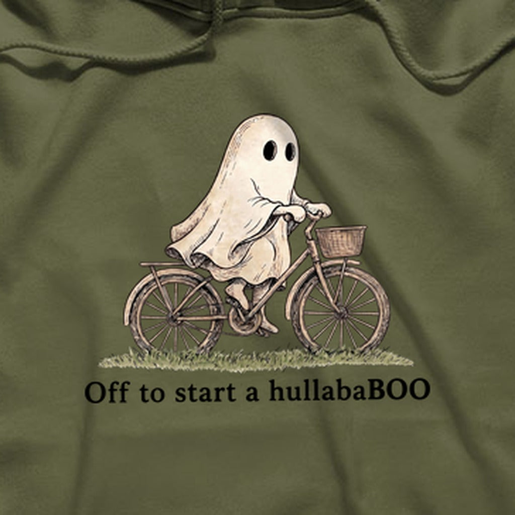 Ghost Riding a Bike Hullababoo Hoodie