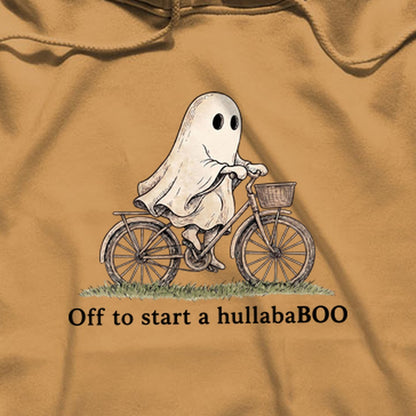 Ghost Riding a Bike Hullababoo Hoodie