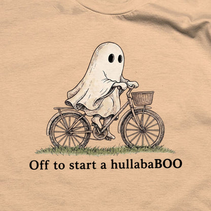 Ghost Riding a Bike Hullababoo T-Shirt