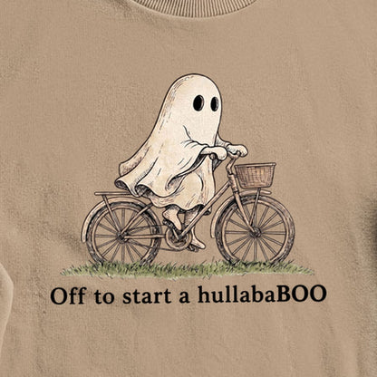 Ghost Riding a Bike Hullababoo Crewneck Sweatshirt