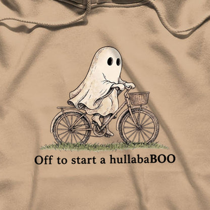 Ghost Riding a Bike Hullababoo Hoodie