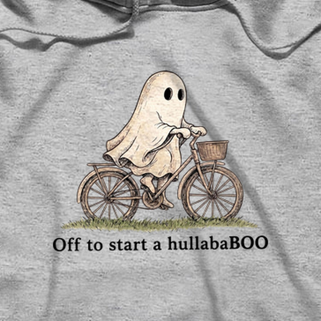 Ghost Riding a Bike Hullababoo Hoodie