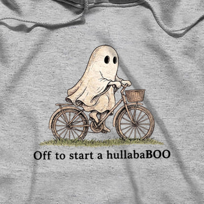Ghost Riding a Bike Hullababoo Hoodie