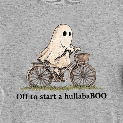 Ghost Riding a Bike Hullababoo Crewneck Sweatshirt