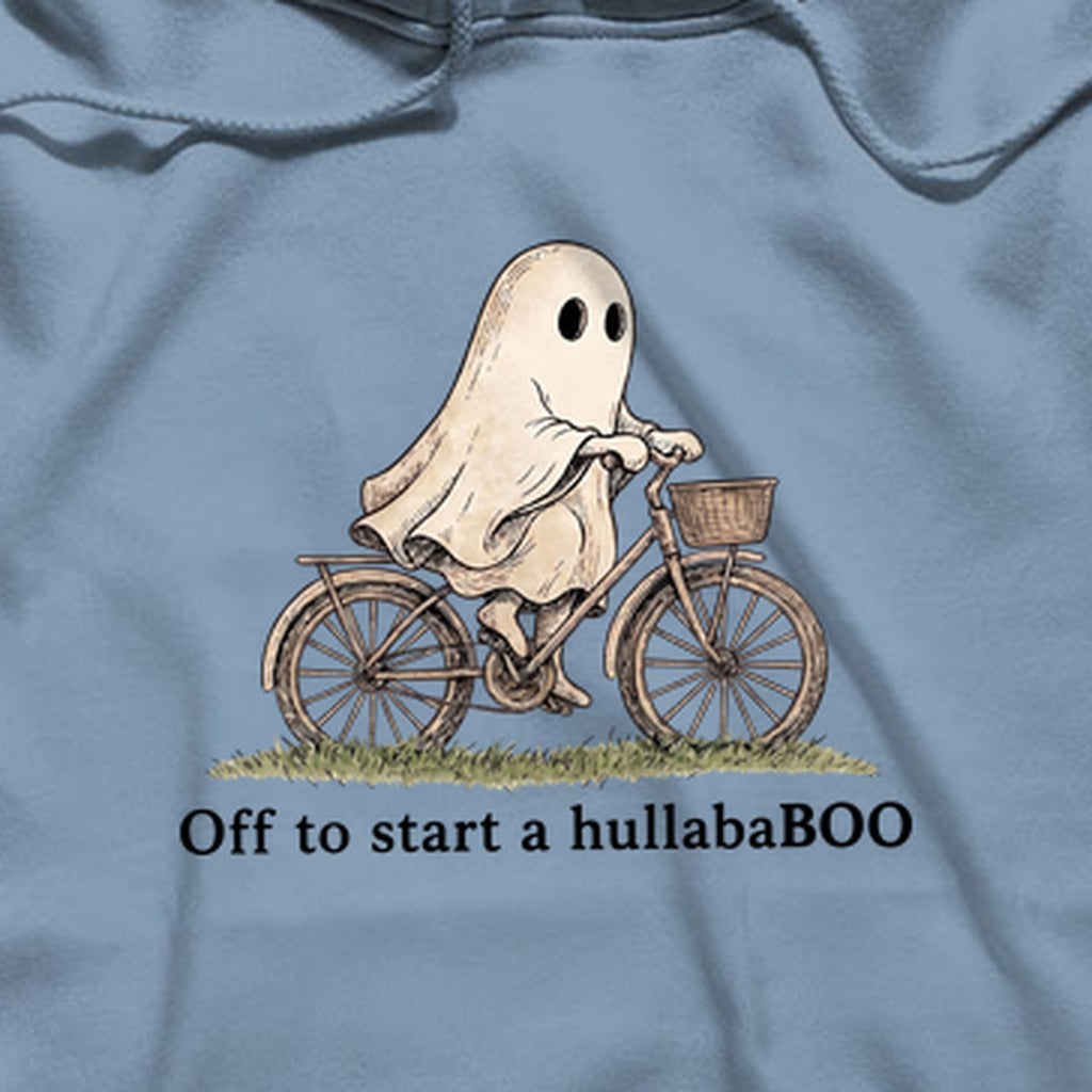 Ghost Riding a Bike Hullababoo Hoodie
