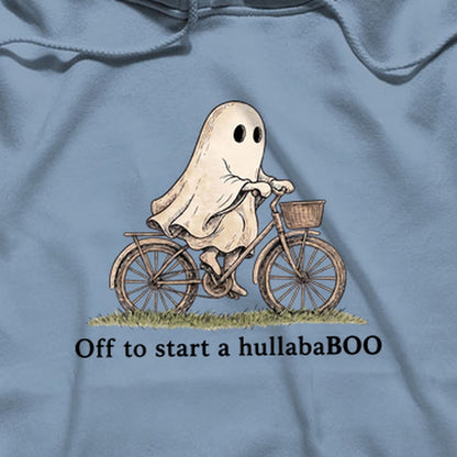 Ghost Riding a Bike Hullababoo Hoodie