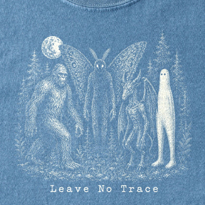 Bigfoot Mothman Jersey Devil Nightcrawler Leave No Trace Kids Cotton T-Shirt