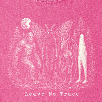 Bigfoot Mothman Jersey Devil Nightcrawler Leave No Trace Kids Cotton T-Shirt