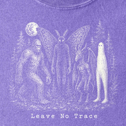 Bigfoot Mothman Jersey Devil Nightcrawler Leave No Trace Kids Cotton T-Shirt