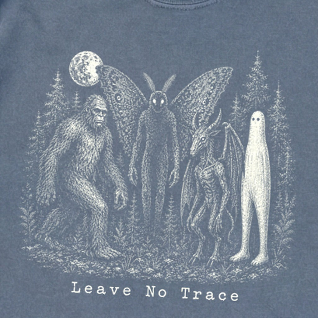 Bigfoot Mothman Jersey Devil Nightcrawler Leave No Trace Premium Long Sleeve
