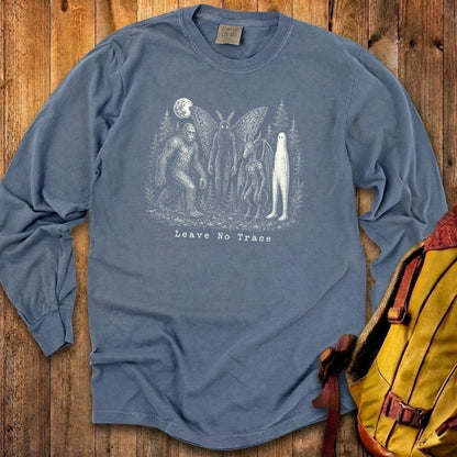 Bigfoot Mothman Jersey Devil Nightcrawler Leave No Trace Premium Long Sleeve