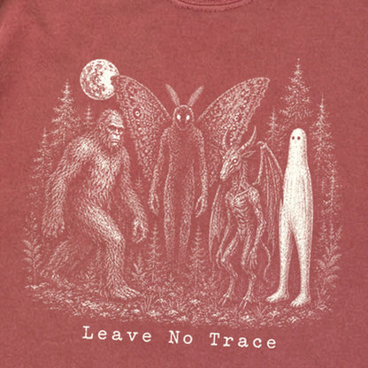 Bigfoot Mothman Jersey Devil Nightcrawler Leave No Trace Premium Long Sleeve