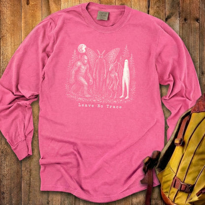 Bigfoot Mothman Jersey Devil Nightcrawler Leave No Trace Premium Long Sleeve