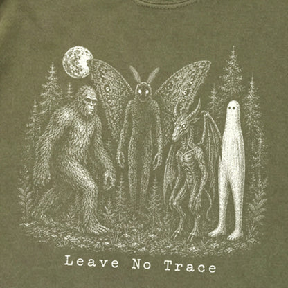 Bigfoot Mothman Jersey Devil Nightcrawler Leave No Trace Premium Long Sleeve