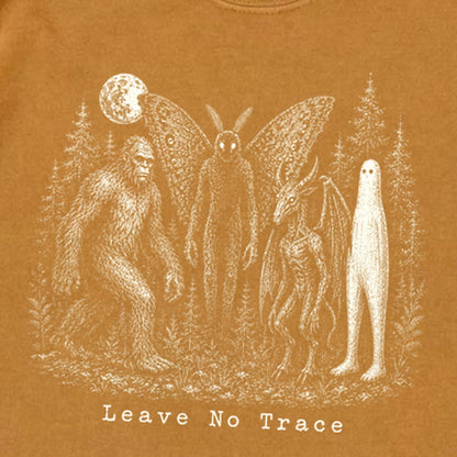 Bigfoot Mothman Jersey Devil Nightcrawler Leave No Trace Premium Long Sleeve