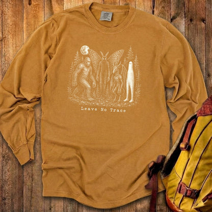 Bigfoot Mothman Jersey Devil Nightcrawler Leave No Trace Premium Long Sleeve
