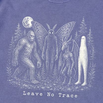 Bigfoot Mothman Jersey Devil Nightcrawler Leave No Trace Premium Long Sleeve
