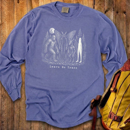Bigfoot Mothman Jersey Devil Nightcrawler Leave No Trace Premium Long Sleeve