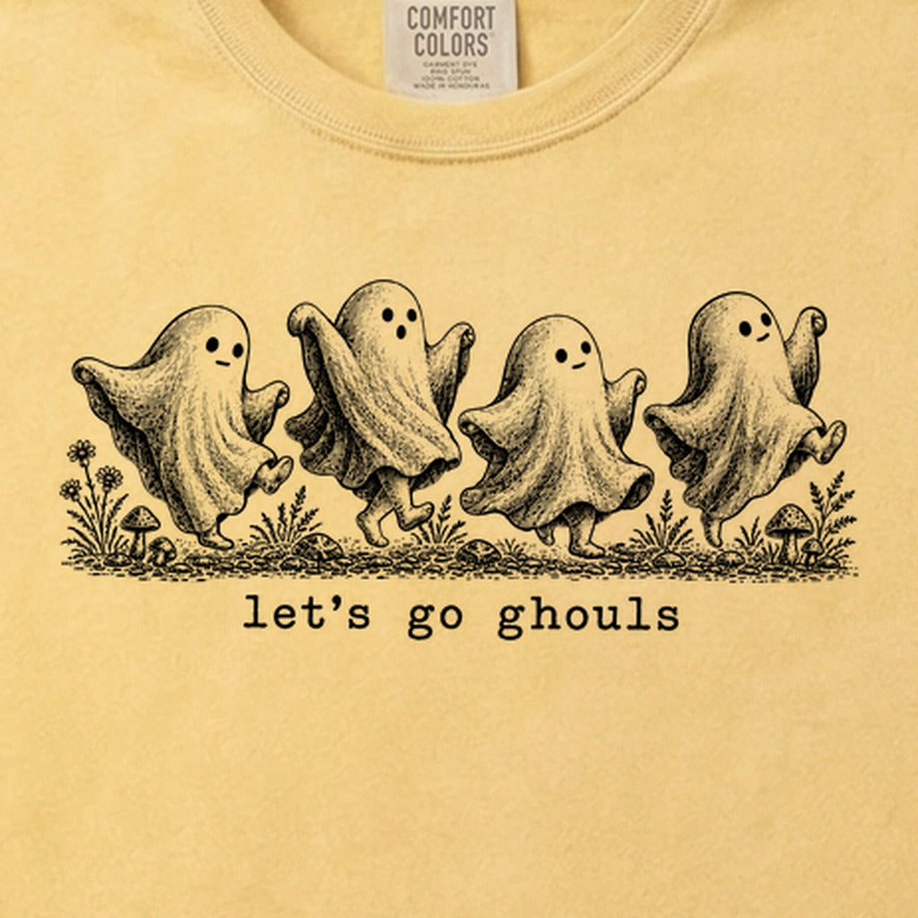 Let's Go Ghouls Cotton T-Shirt