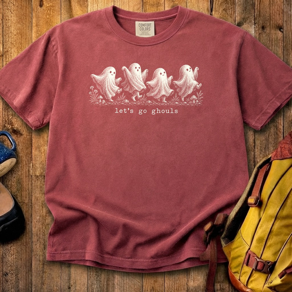 Let's Go Ghouls Cotton T-Shirt