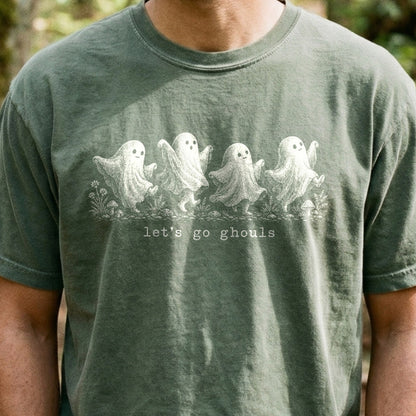 Let's Go Ghouls Cotton T-Shirt