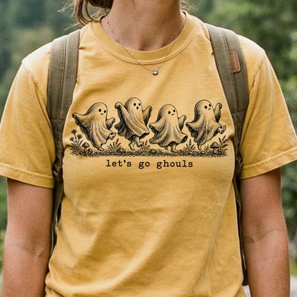 Let's Go Ghouls Cotton T-Shirt