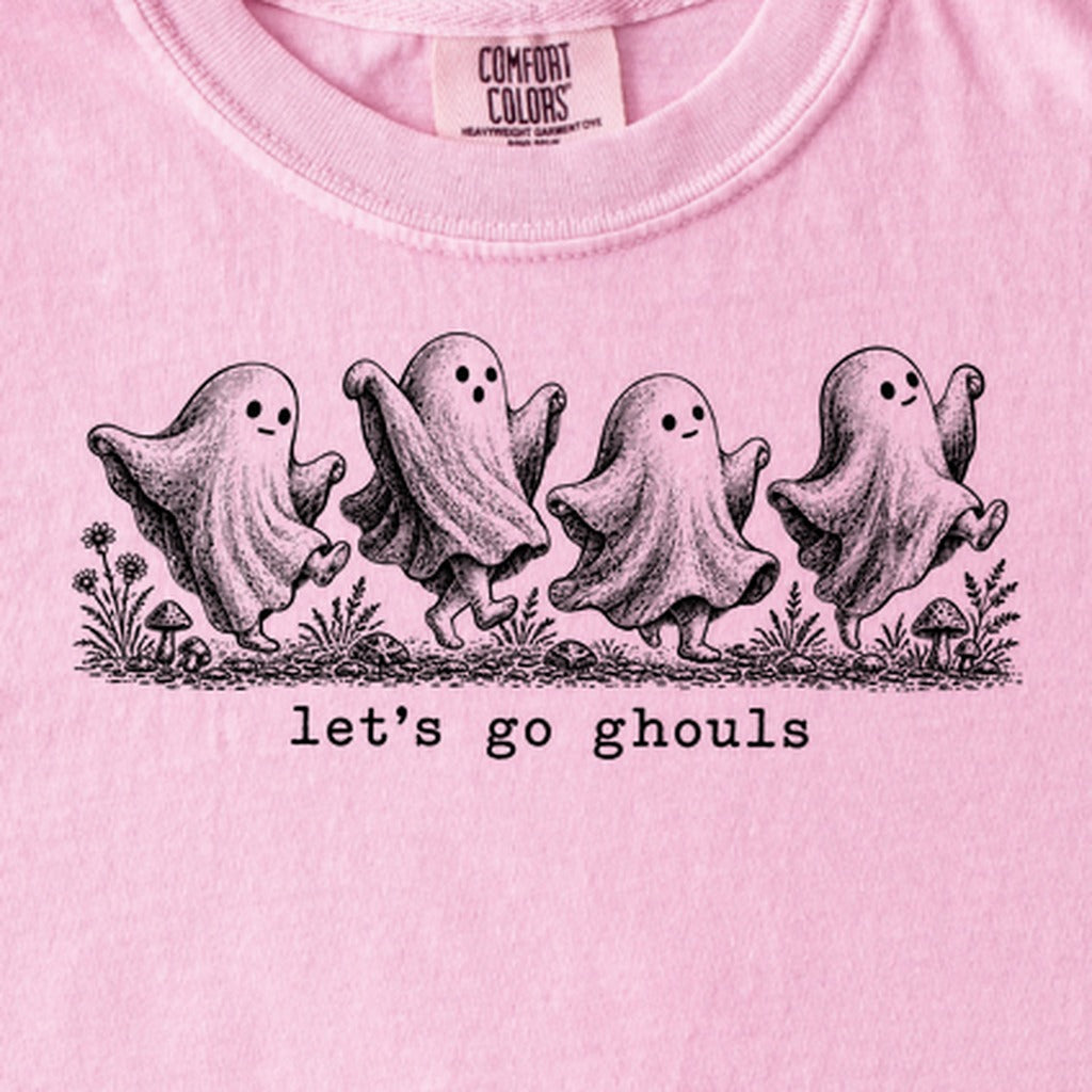 Let's Go Ghouls Kids Cotton T-Shirt
