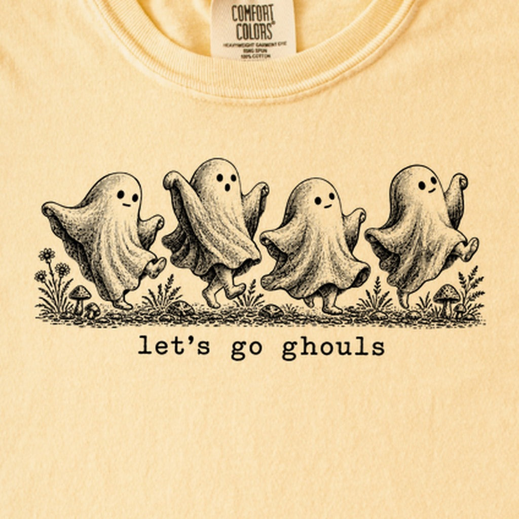 Let's Go Ghouls Kids Cotton T-Shirt