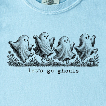 Let's Go Ghouls Kids Cotton T-Shirt