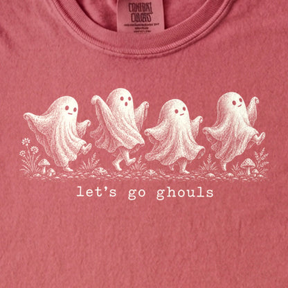 Let's Go Ghouls Kids Cotton T-Shirt