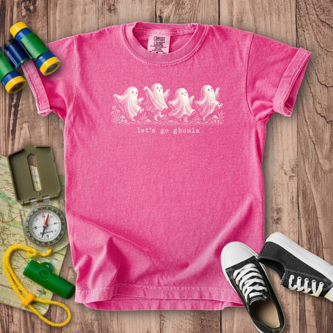 Let's Go Ghouls Kids Cotton T-Shirt