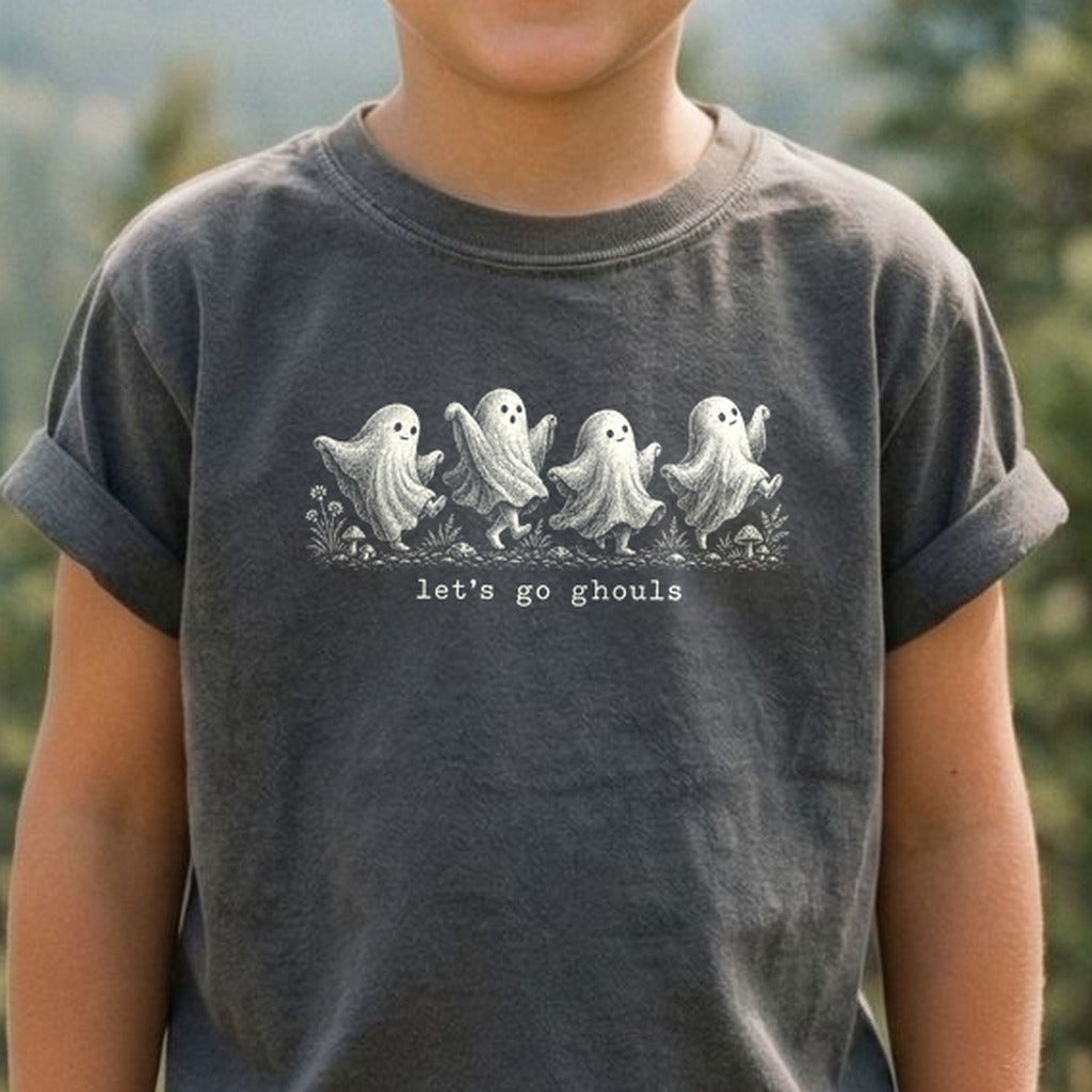 Let's Go Ghouls Kids Cotton T-Shirt