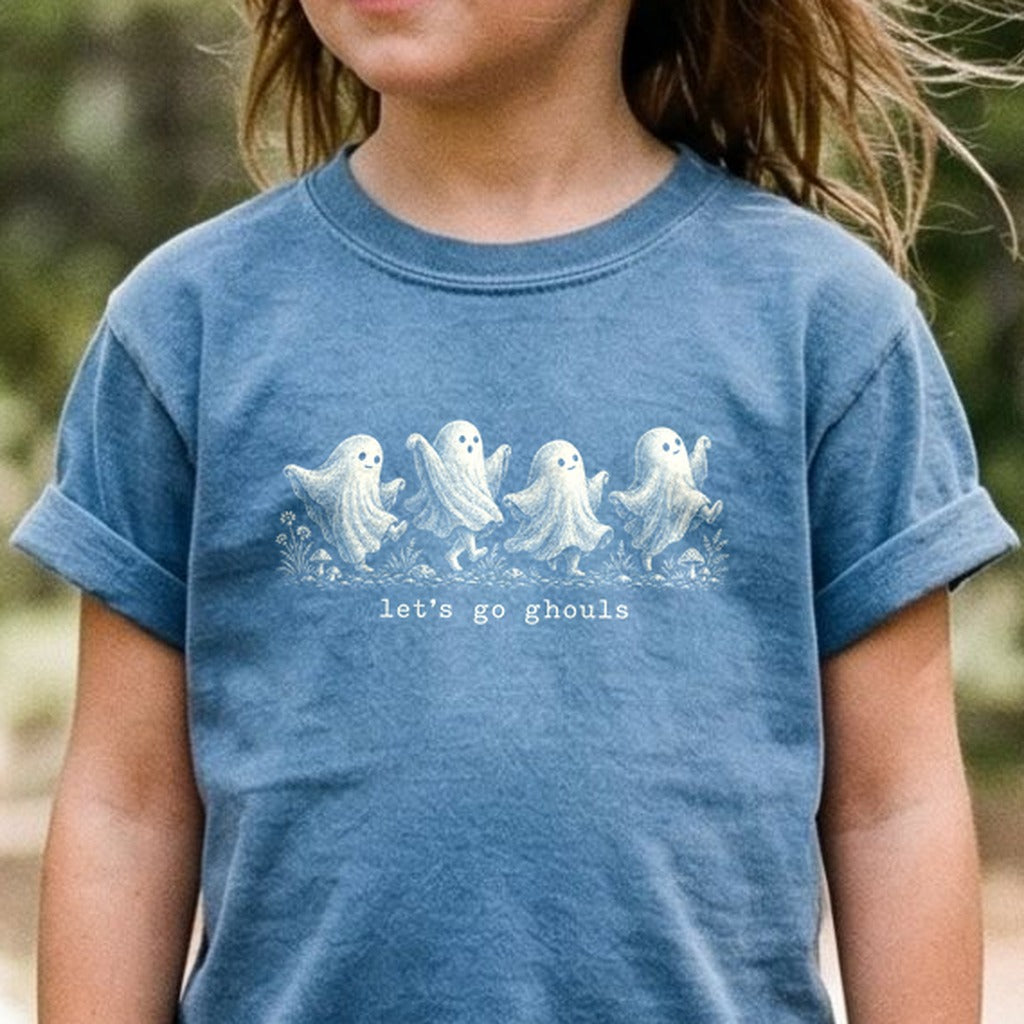 Let's Go Ghouls Kids Cotton T-Shirt